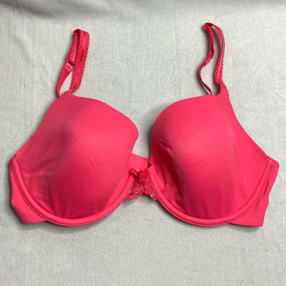 Le Mystere underwire bra in coral size 34DD